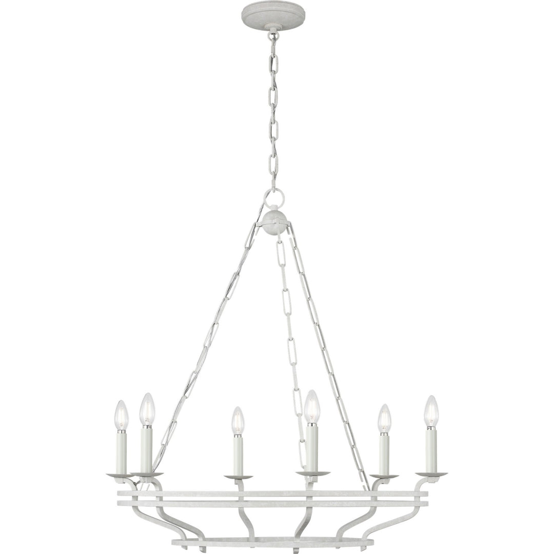 Visual Comfort Studio Canada - SCCHCCH119APL - Six Light Chandelier - Brighton - Aged Pewter