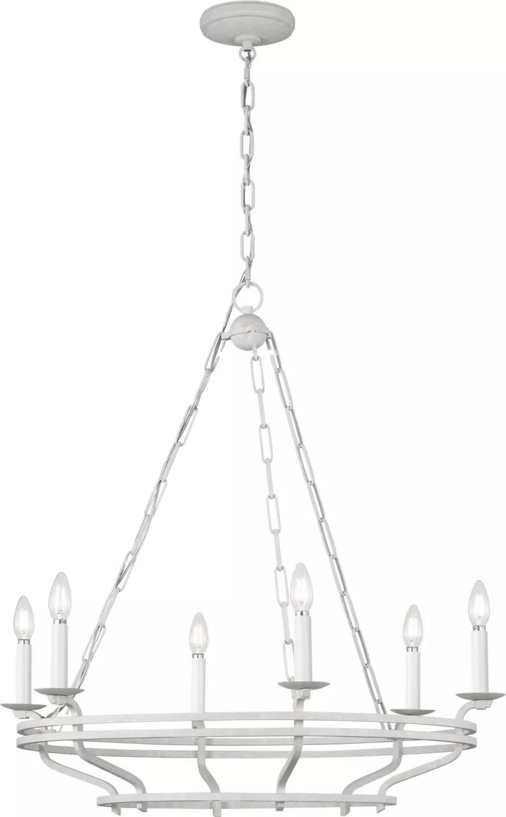 Visual Comfort Studio Canada - SCCHCCH119APL - Six Light Chandelier - Brighton - Aged Pewter