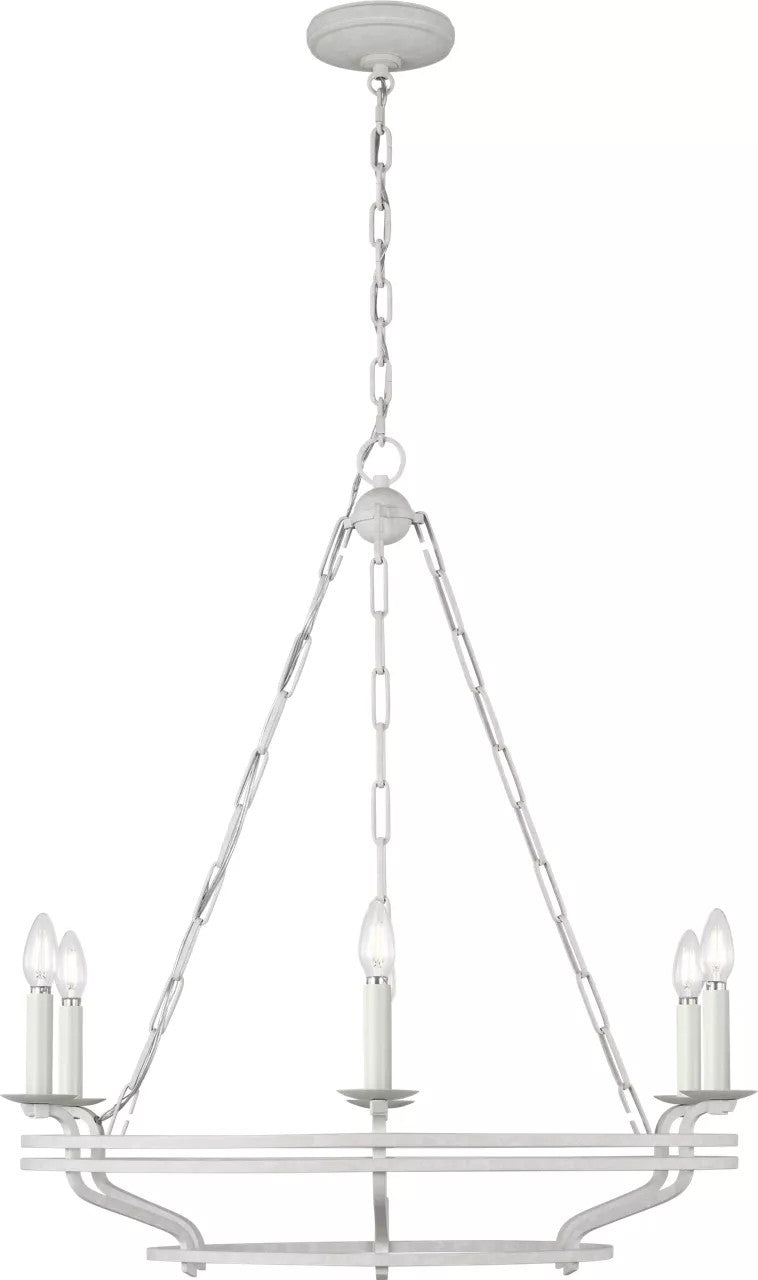Visual Comfort Studio Canada - SCCHCCH119APL - Six Light Chandelier - Brighton - Aged Pewter