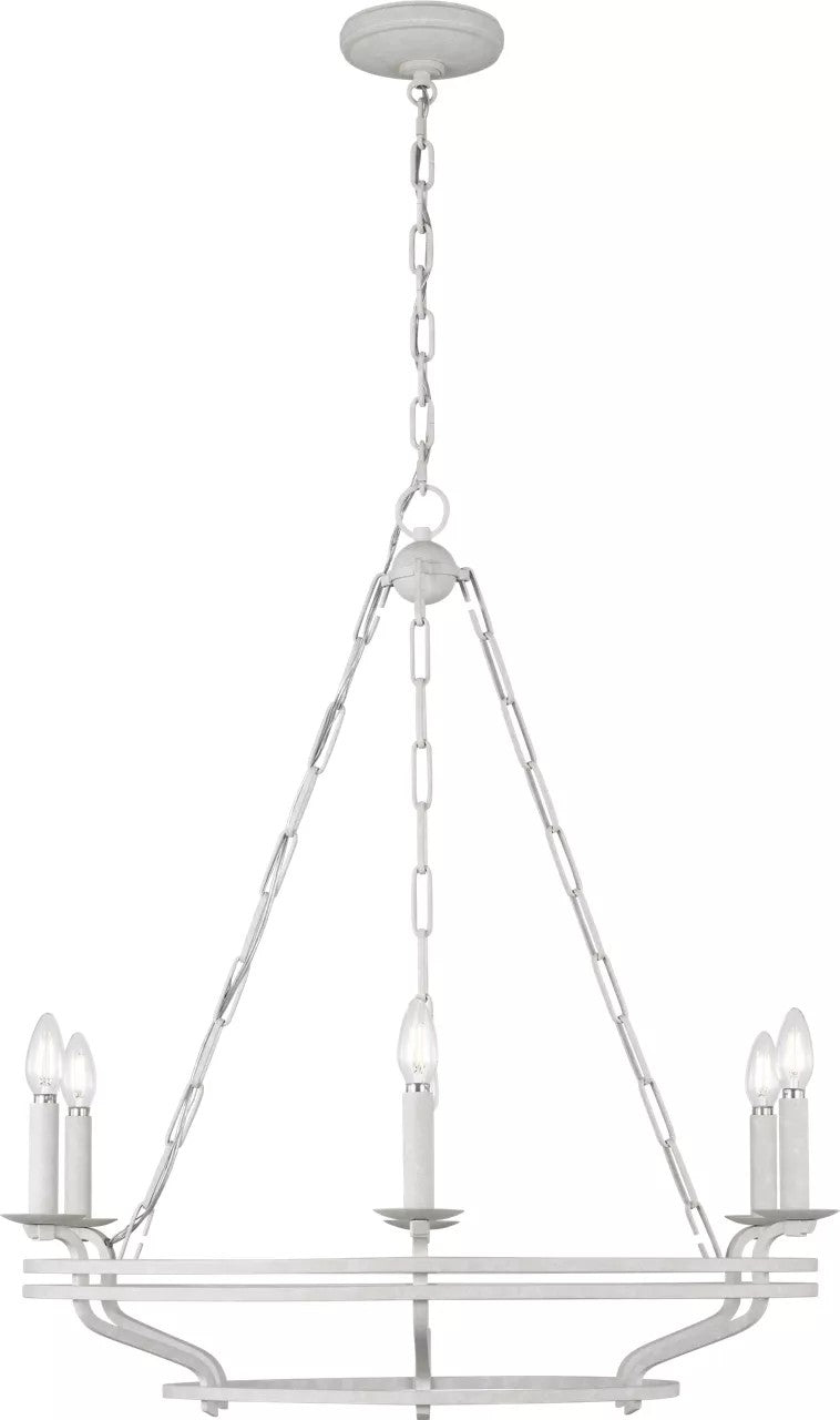 Visual Comfort Studio Canada - SCCHCCH119APL - Six Light Chandelier - Brighton - Aged Pewter
