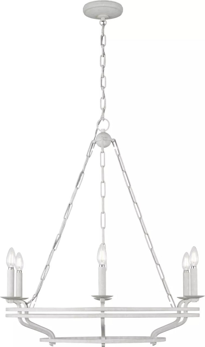 Visual Comfort Studio Canada - SCCHCCH119APL - Six Light Chandelier - Brighton - Aged Pewter