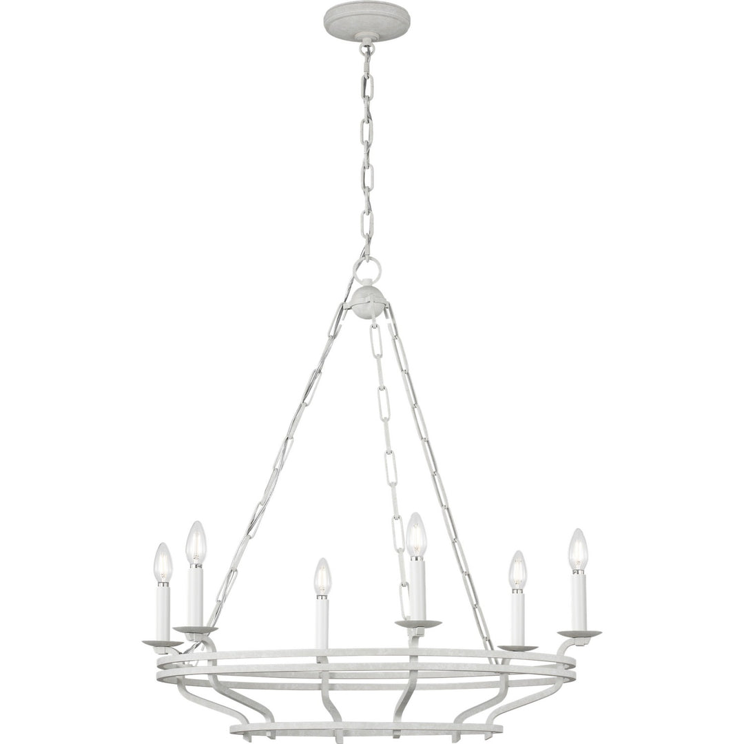Visual Comfort Studio Canada - SCCHCCH119APL - Six Light Chandelier - Brighton - Aged Pewter