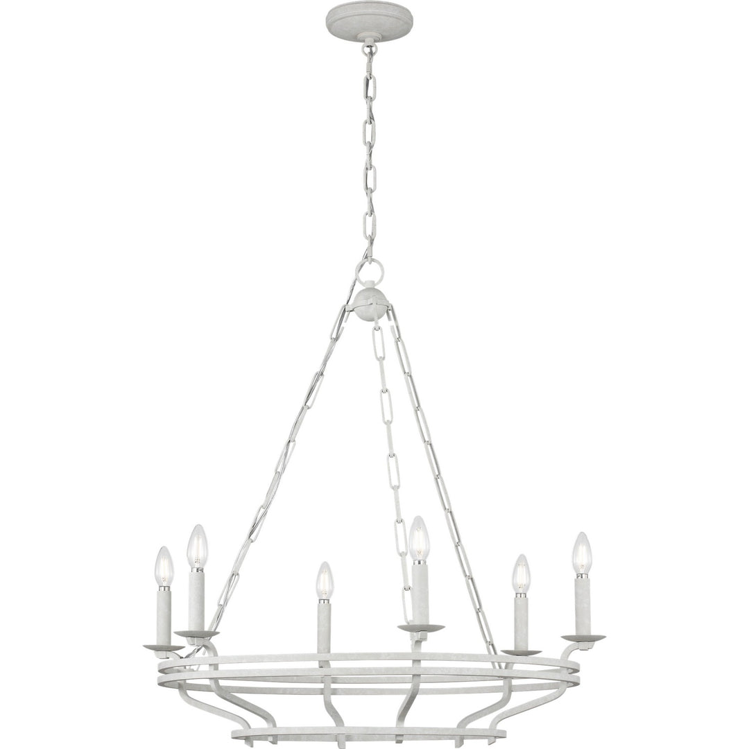 Visual Comfort Studio Canada - SCCHCCH119APL - Six Light Chandelier - Brighton - Aged Pewter