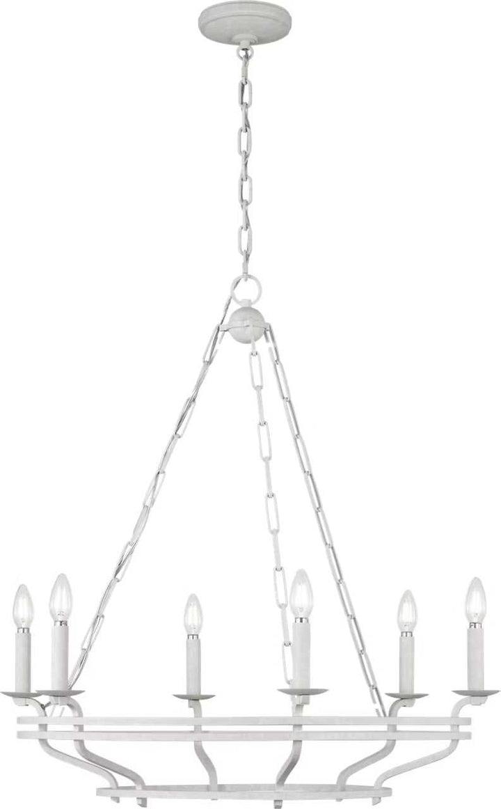 Visual Comfort Studio Canada - SCCHCCH119APL - Six Light Chandelier - Brighton - Aged Pewter