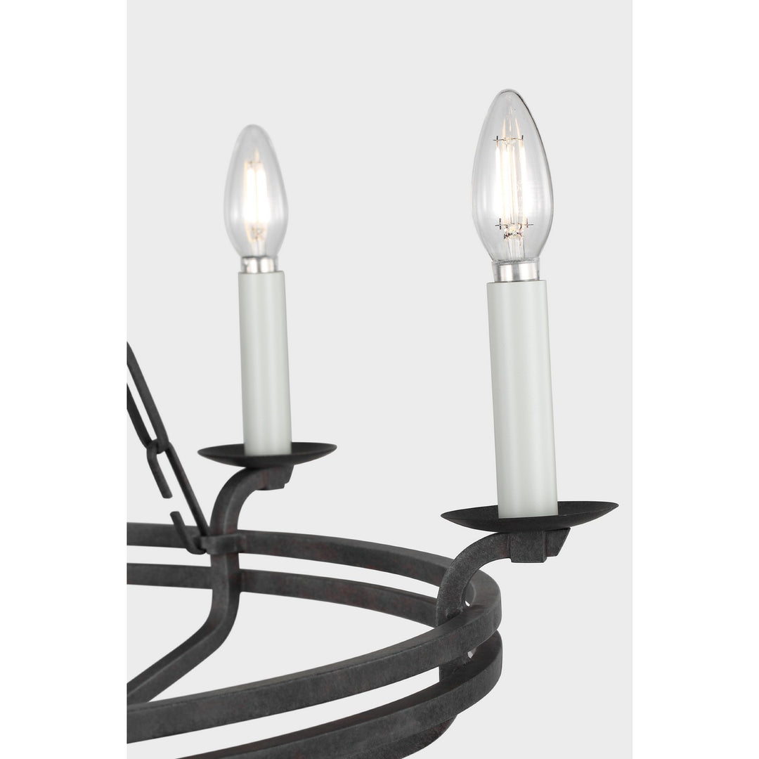 Visual Comfort Studio Canada - SCCHCCH119ITR - Six Light Chandelier - Brighton - Italian Rust
