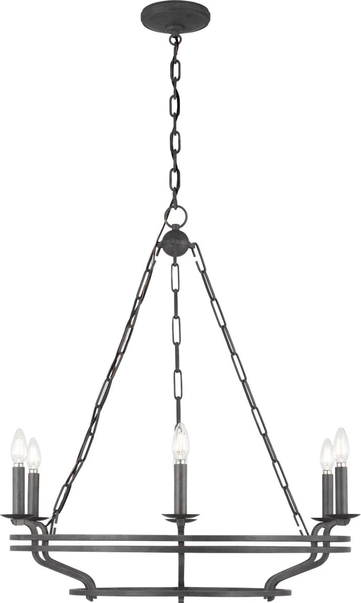 Visual Comfort Studio Canada - SCCHCCH119ITR - Six Light Chandelier - Brighton - Italian Rust