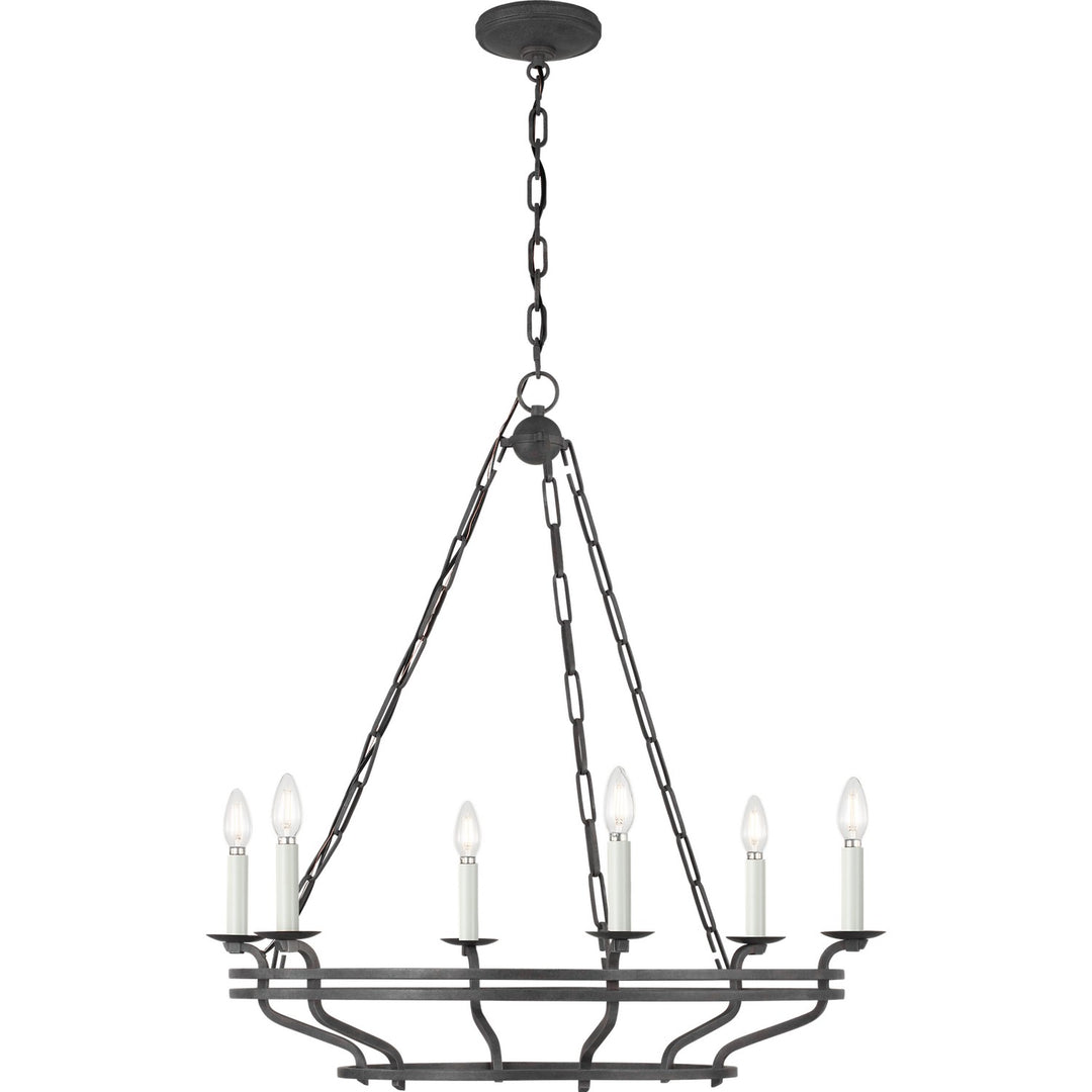 Visual Comfort Studio Canada - SCCHCCH119ITR - Six Light Chandelier - Brighton - Italian Rust