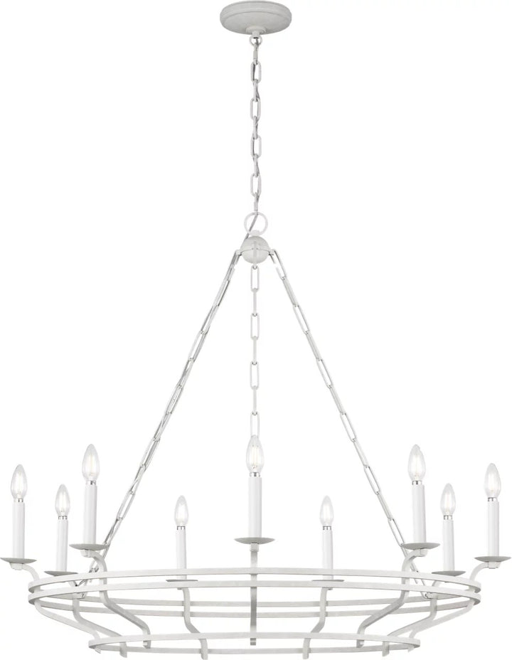 Visual Comfort Studio Canada - SCCHCCH120APL - Nine Light Chandelier - Brighton - Aged Pewter