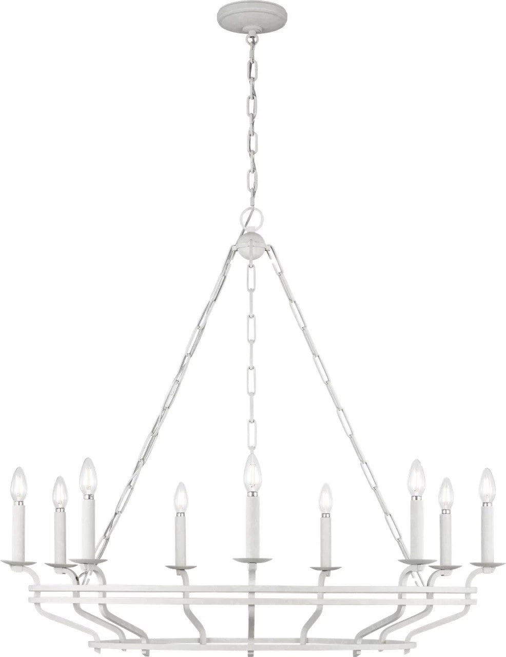 Visual Comfort Studio Canada - SCCHCCH120APL - Nine Light Chandelier - Brighton - Aged Pewter