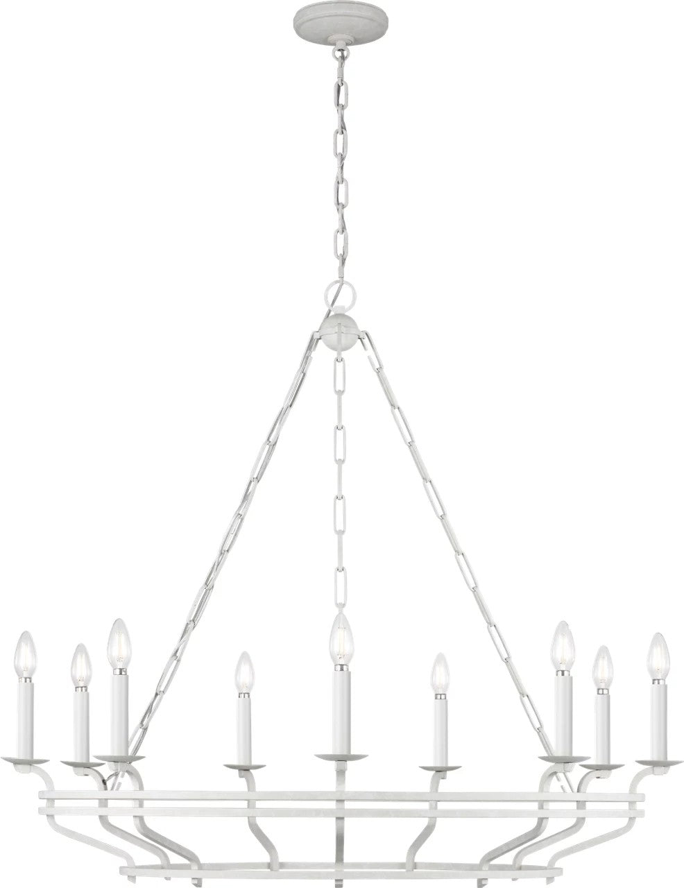 Visual Comfort Studio Canada - SCCHCCH120APL - Nine Light Chandelier - Brighton - Aged Pewter