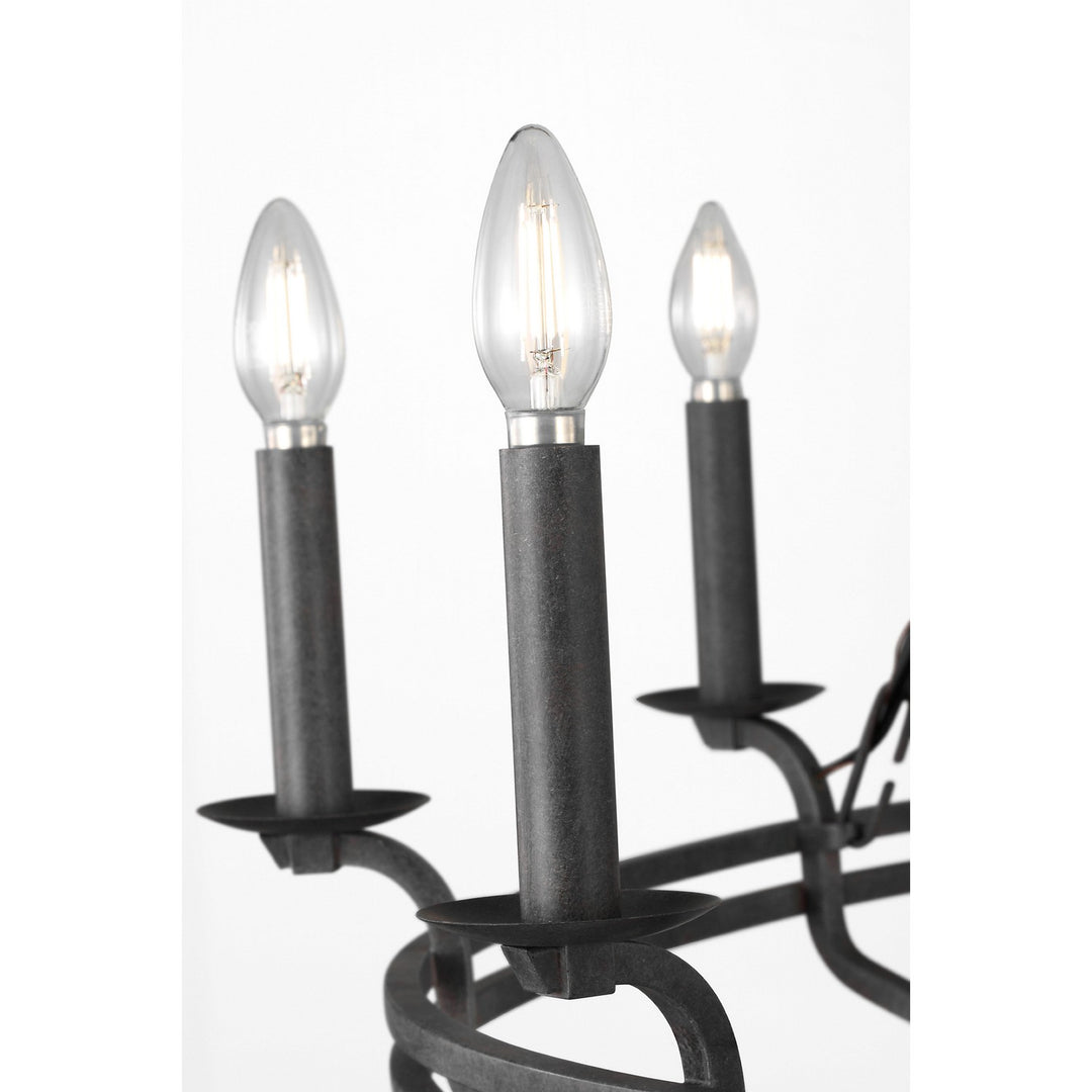Visual Comfort Studio Canada - SCCHCCH120ITR - Nine Light Chandelier - Brighton - Italian Rust