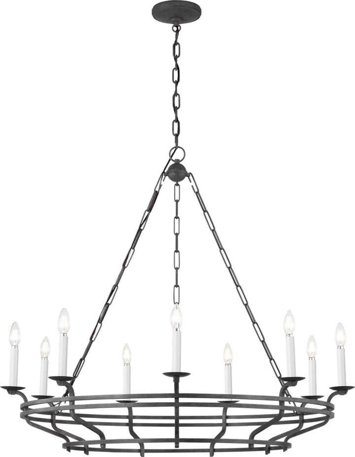 Visual Comfort Studio Canada - SCCHCCH120ITR - Nine Light Chandelier - Brighton - Italian Rust