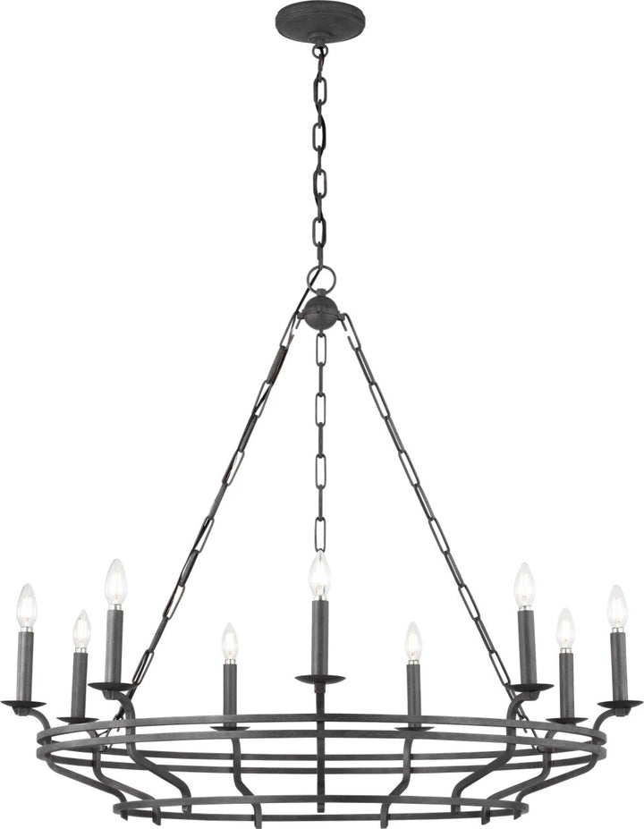 Visual Comfort Studio Canada - SCCHCCH120ITR - Nine Light Chandelier - Brighton - Italian Rust