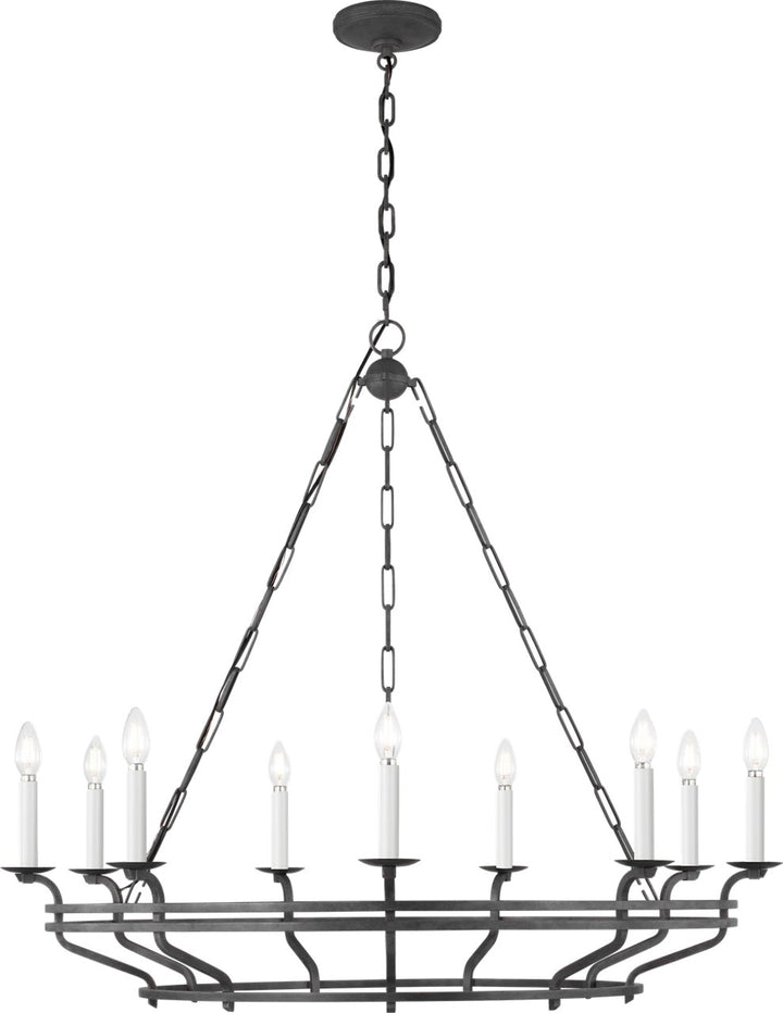 Visual Comfort Studio Canada - SCCHCCH120ITR - Nine Light Chandelier - Brighton - Italian Rust