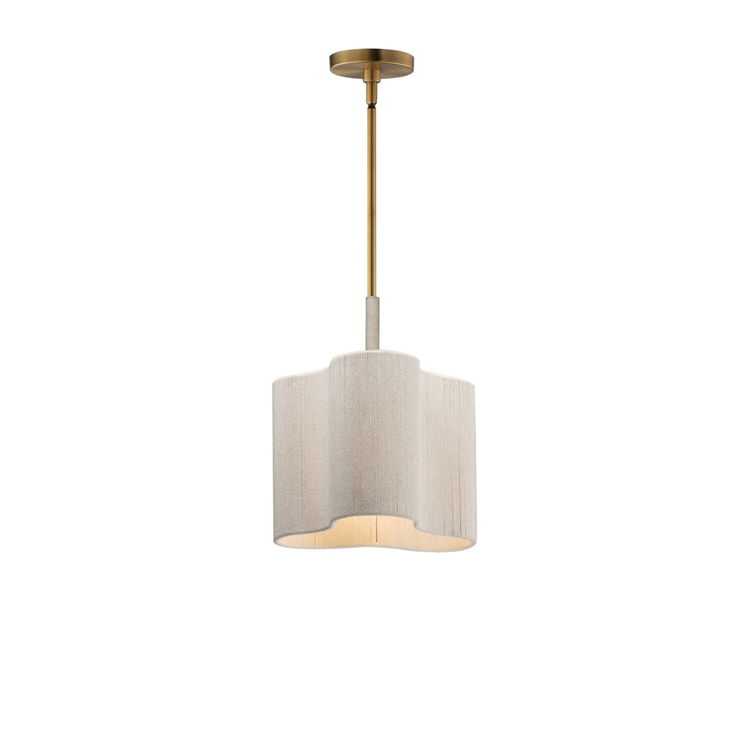 Maxim - 12831OFNAB - One Light Pendant - Corsica - Natural Aged Brass