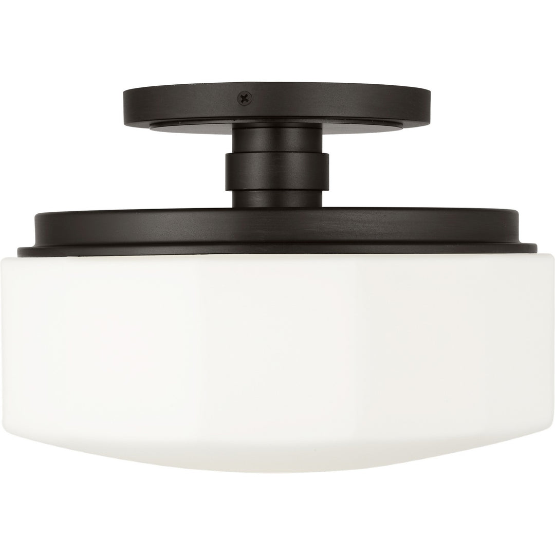 Visual Comfort Studio Canada - SCCHCFM107AIOEG - One Light Flush Mount - Fairfax - Aged Iron