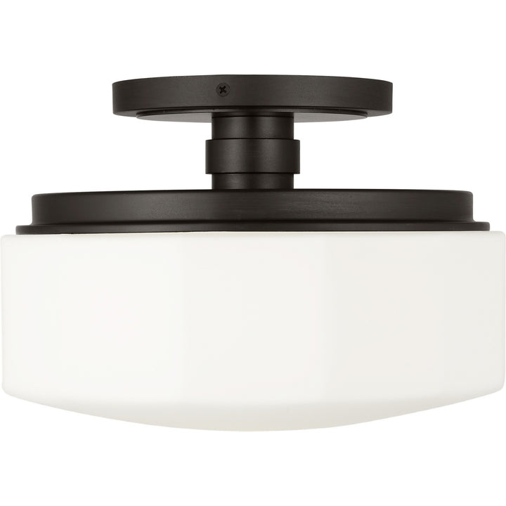 Visual Comfort Studio Canada - SCCHCFM107AIOEG - One Light Flush Mount - Fairfax - Aged Iron