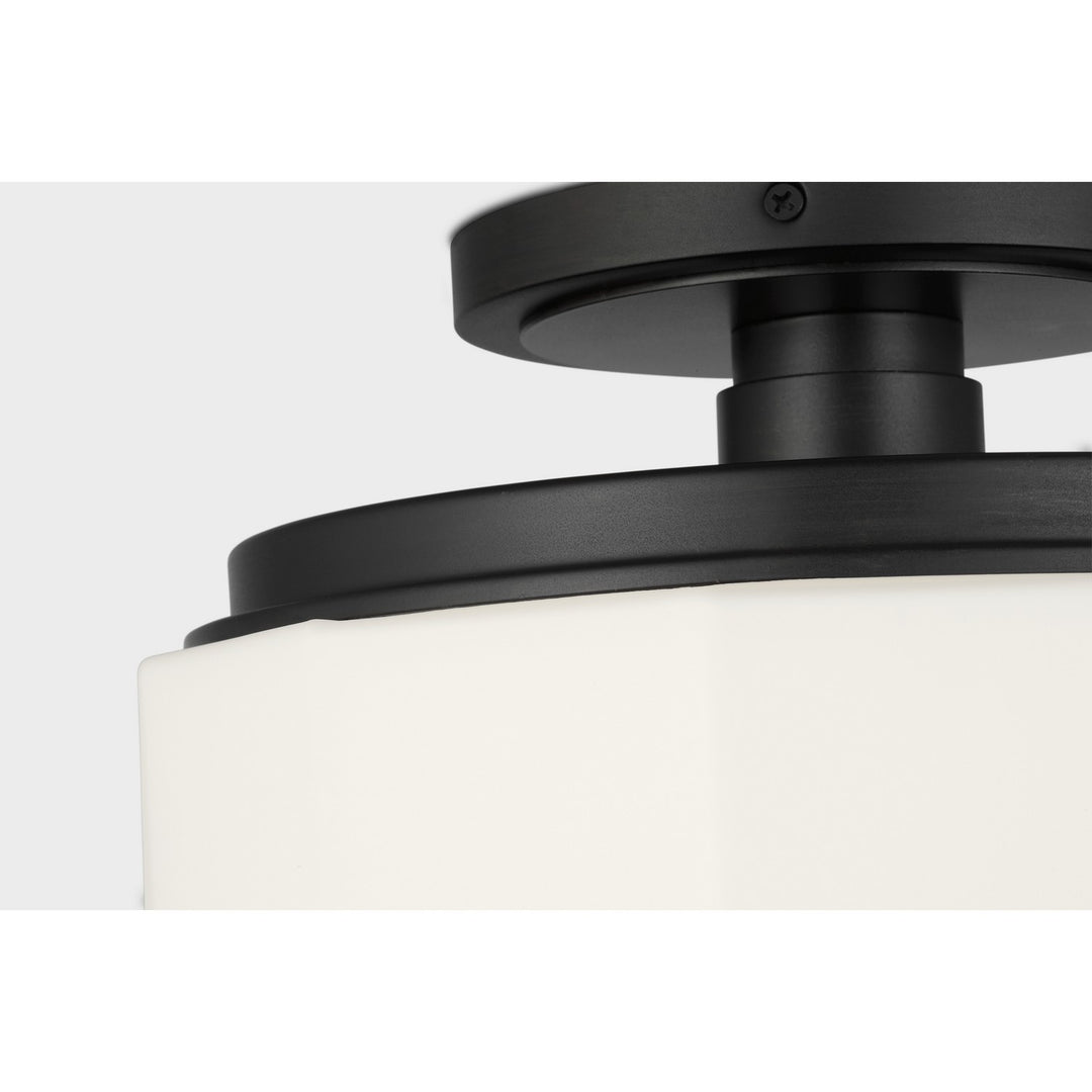 Visual Comfort Studio Canada - SCCHCFM107AIOEG - One Light Flush Mount - Fairfax - Aged Iron