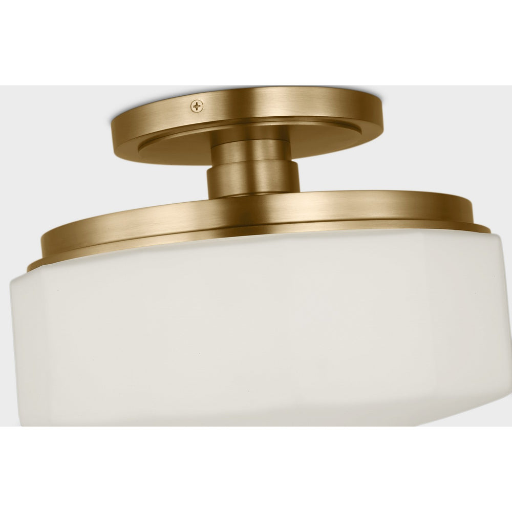 Visual Comfort Studio Canada - SCCHCFM107EBSOEG - One Light Flush Mount - Fairfax - Estate Brass