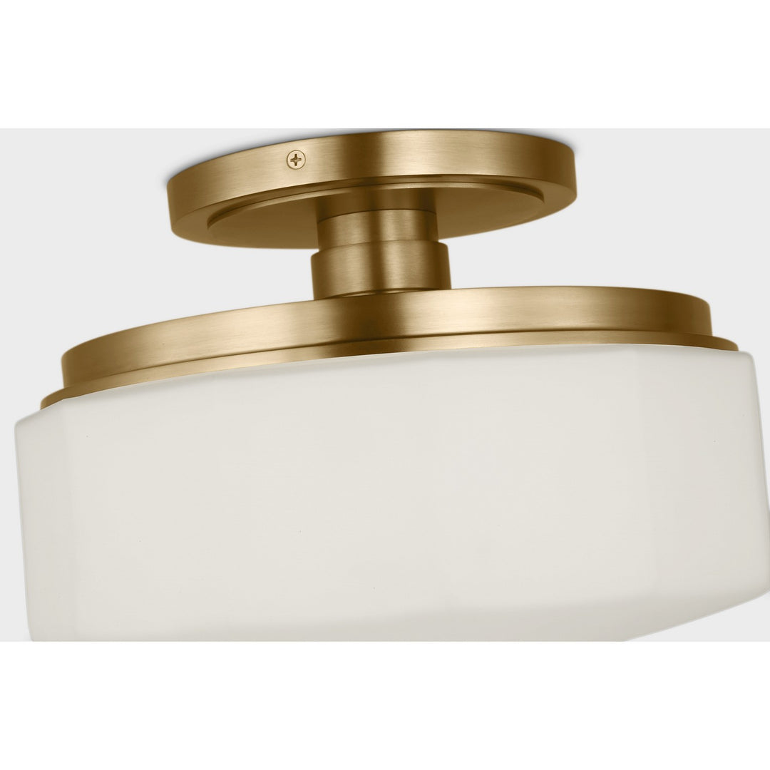 Visual Comfort Studio Canada - SCCHCFM107EBSOEG - One Light Flush Mount - Fairfax - Estate Brass