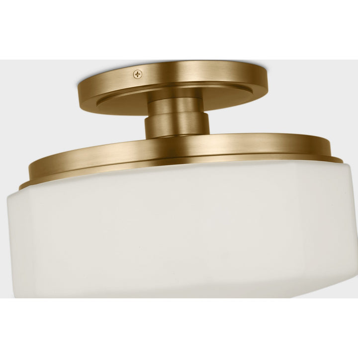 Visual Comfort Studio Canada - SCCHCFM107EBSOEG - One Light Flush Mount - Fairfax - Estate Brass
