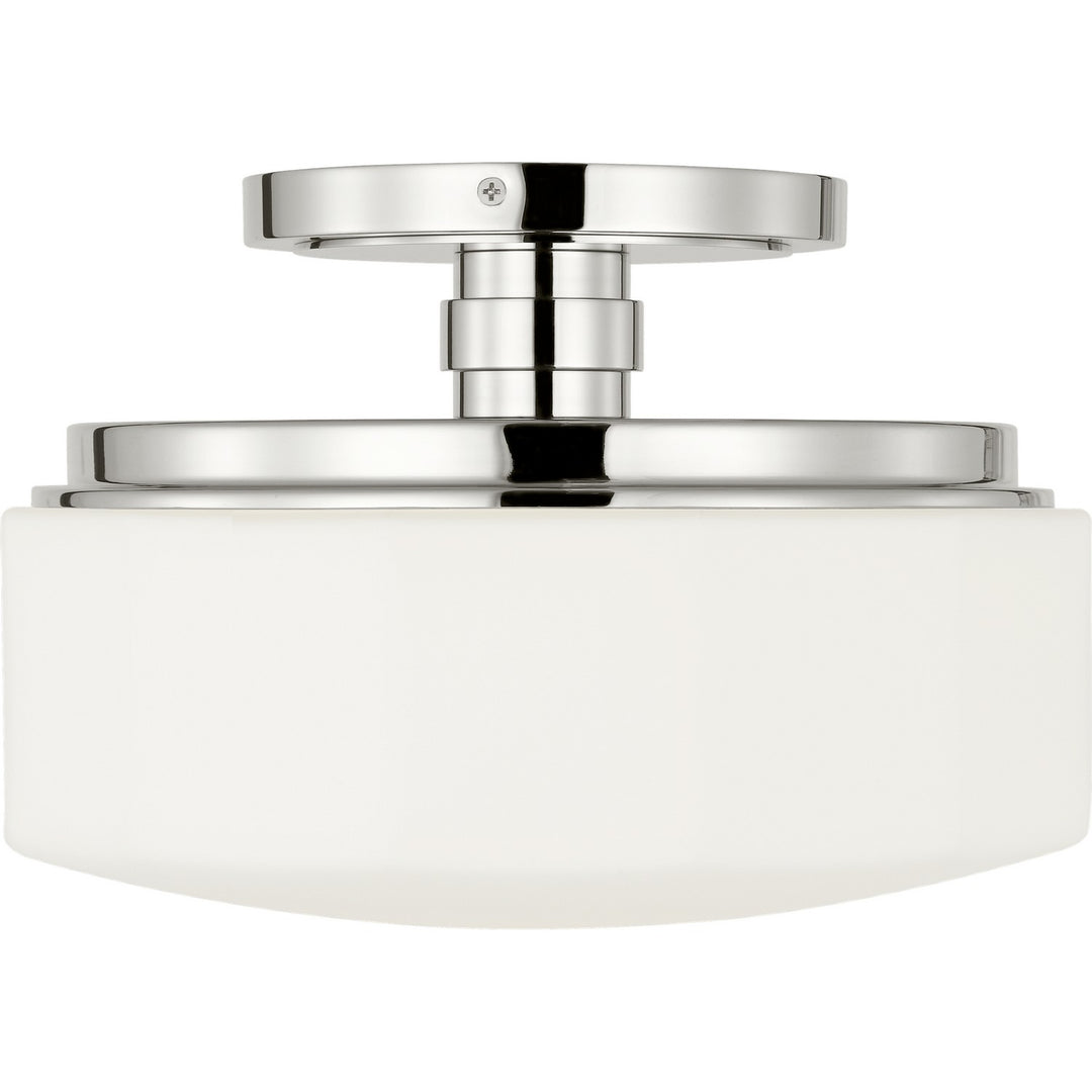 Visual Comfort Studio Canada - SCCHCFM107PNOEG - One Light Flush Mount - Fairfax - Polished Nickel