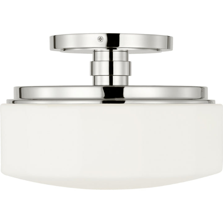 Visual Comfort Studio Canada - SCCHCFM107PNOEG - One Light Flush Mount - Fairfax - Polished Nickel