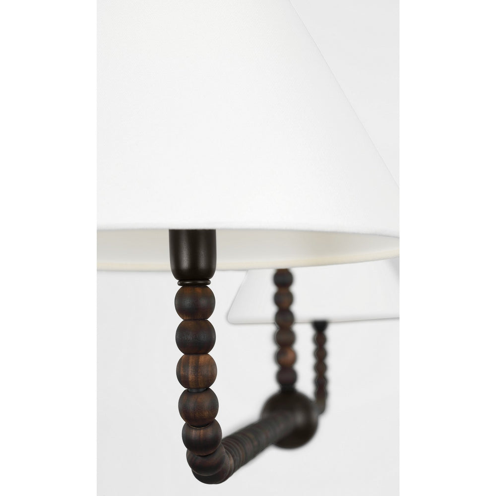 Visual Comfort Studio Canada - SCCHCLS114AIBAWWL - Two Light Linear Chandelier - Fiona - Aged Iron