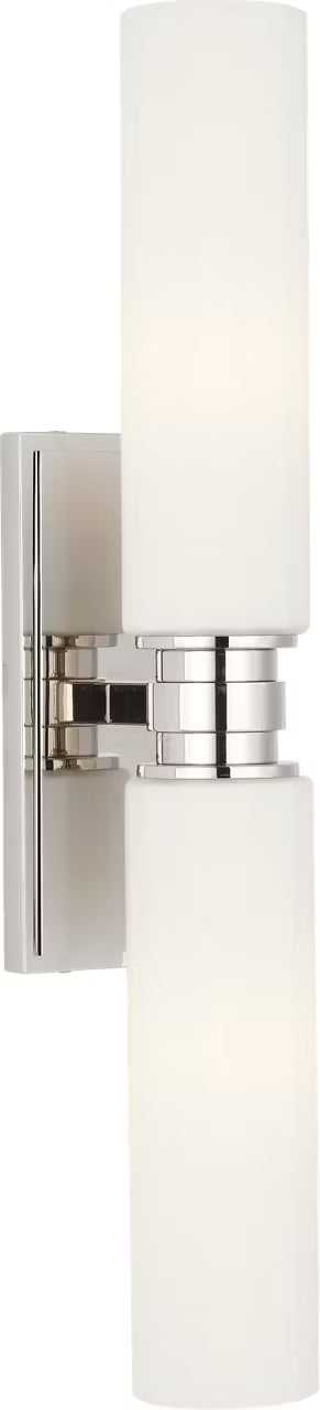 Fairfax Two Light Vanity in Polished Nickel Visual Comfort Studio Canada