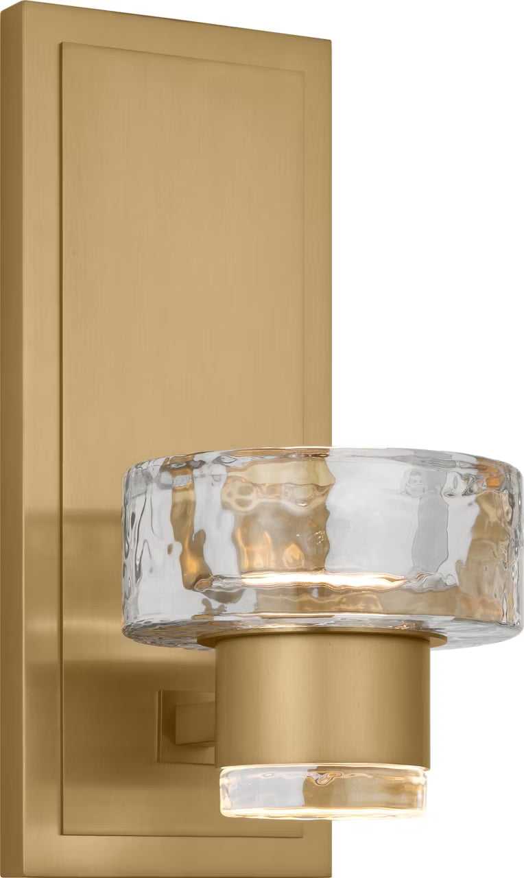 Holsted LED Wall Sconce in Estate Brass Visual Comfort Studio Canada