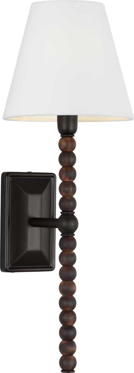 Fiona One Light Wall Sconce in Aged Iron Visual Comfort Studio Canada
