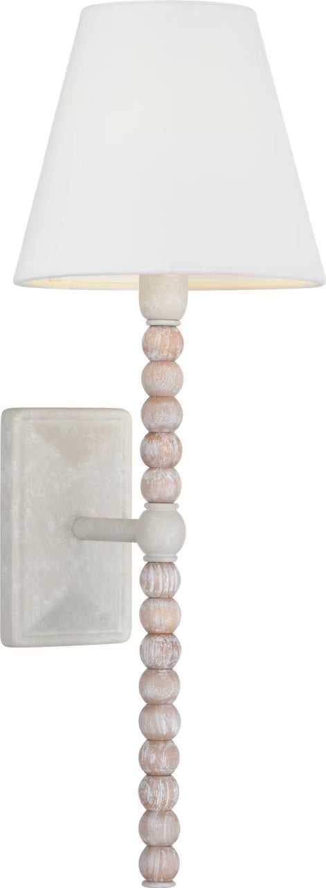 Fiona One Light Wall Sconce in Aged Pewter Visual Comfort Studio Canada