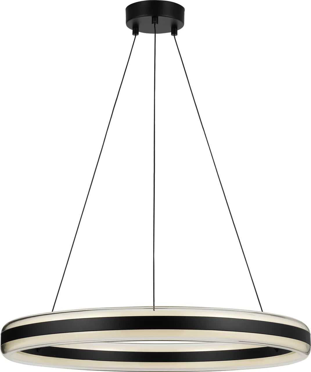 Colt LED Chandelier in Midnight Black Visual Comfort Studio Canada