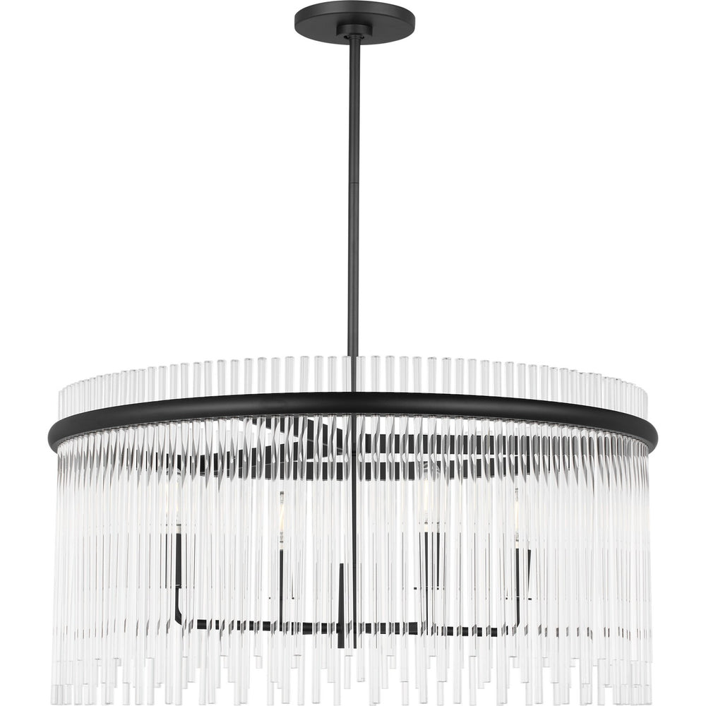 Visual Comfort Studio Canada - SCDJCH142MBKCAR - Four Light Chandelier - Finley - Midnight Black