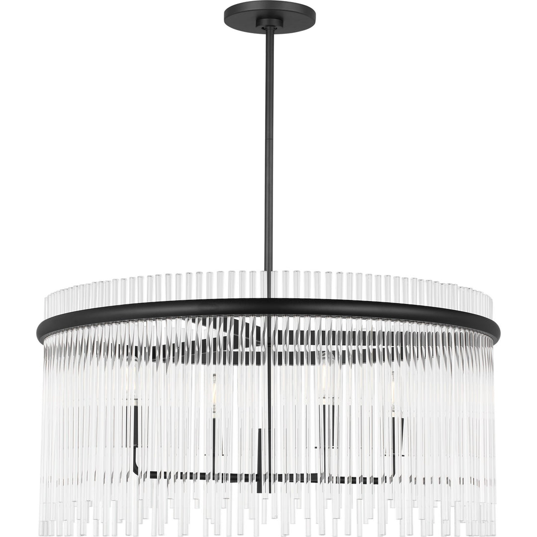 Visual Comfort Studio Canada - SCDJCH142MBKCAR - Four Light Chandelier - Finley - Midnight Black