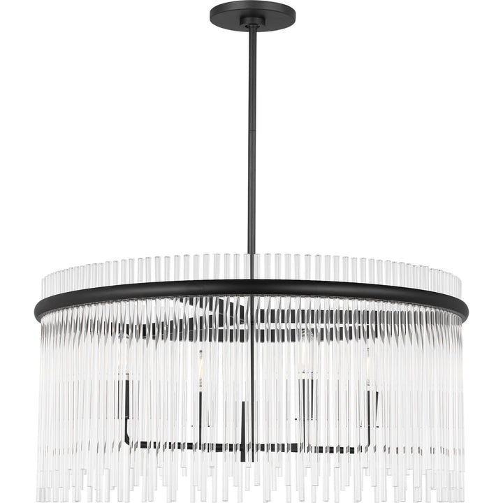 Visual Comfort Studio Canada - SCDJCH142MBKCAR - Four Light Chandelier - Finley - Midnight Black
