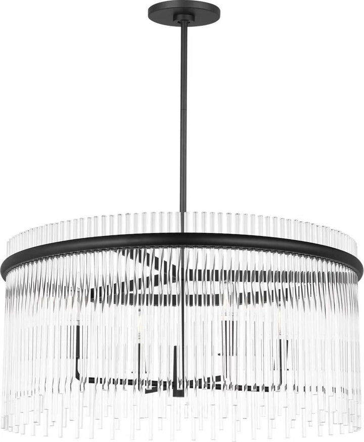 Visual Comfort Studio Canada - SCDJCH142MBKCAR - Four Light Chandelier - Finley - Midnight Black