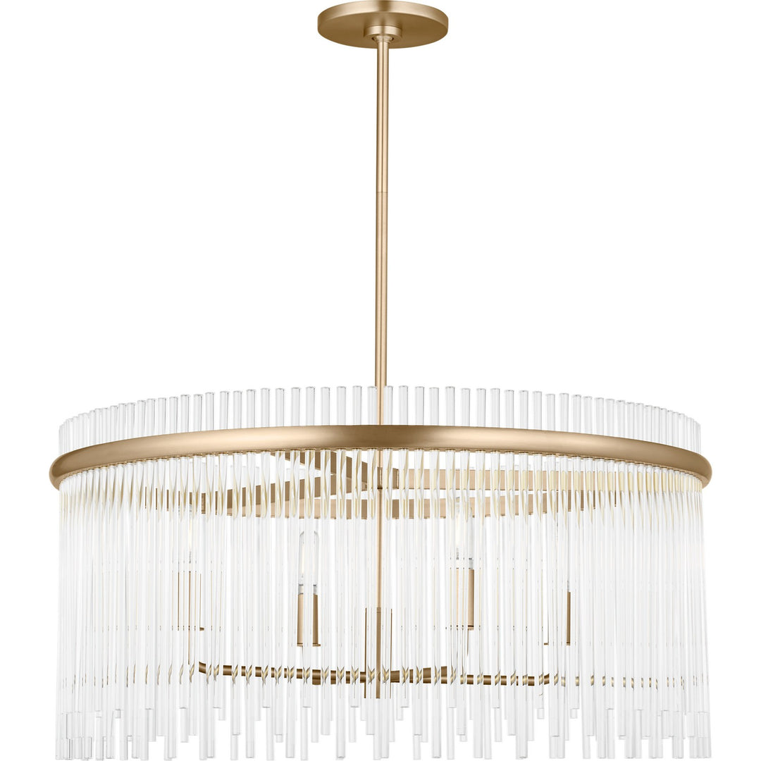 Visual Comfort Studio Canada - SCDJCH142SBCAR - Four Light Chandelier - Finley - Satin Brass