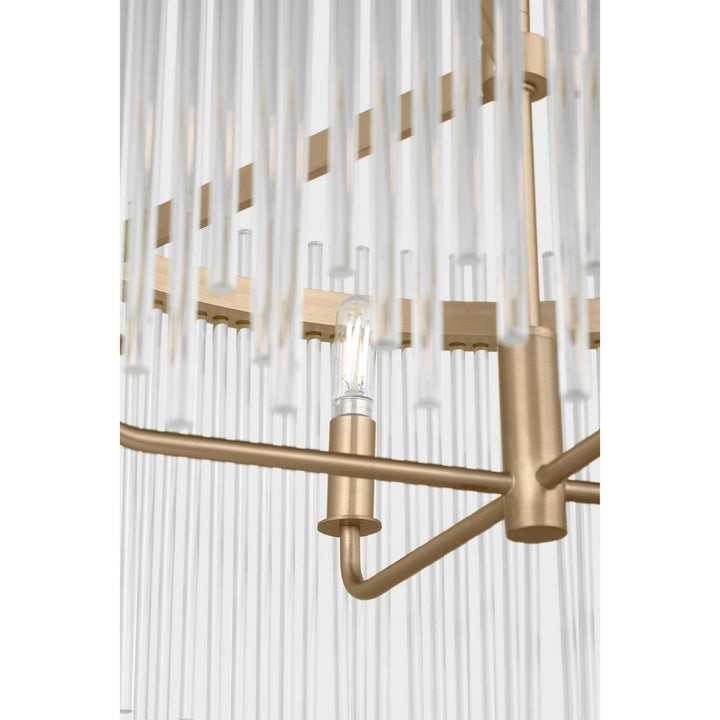 Visual Comfort Studio Canada - SCDJCH142SBCAR - Four Light Chandelier - Finley - Satin Brass