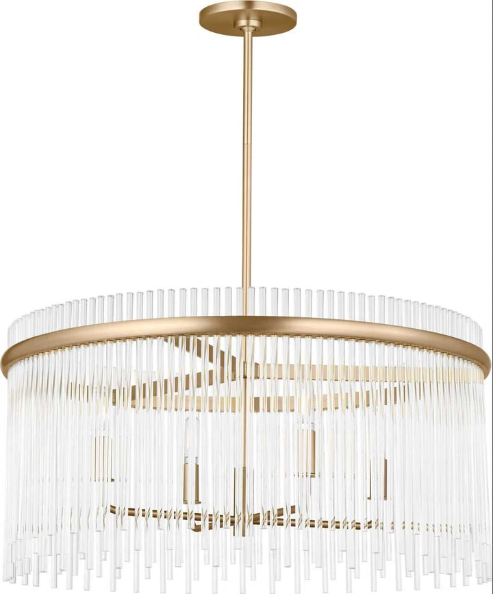 Visual Comfort Studio Canada - SCDJCH142SBCAR - Four Light Chandelier - Finley - Satin Brass