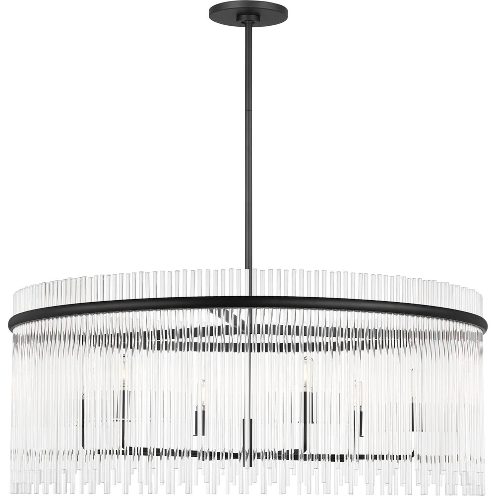 Visual Comfort Studio Canada - SCDJCH143MBKCAR - Six Light Chandelier - Finley - Midnight Black