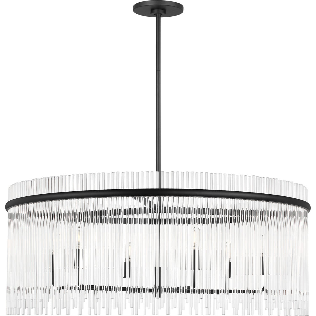 Visual Comfort Studio Canada - SCDJCH143MBKCAR - Six Light Chandelier - Finley - Midnight Black