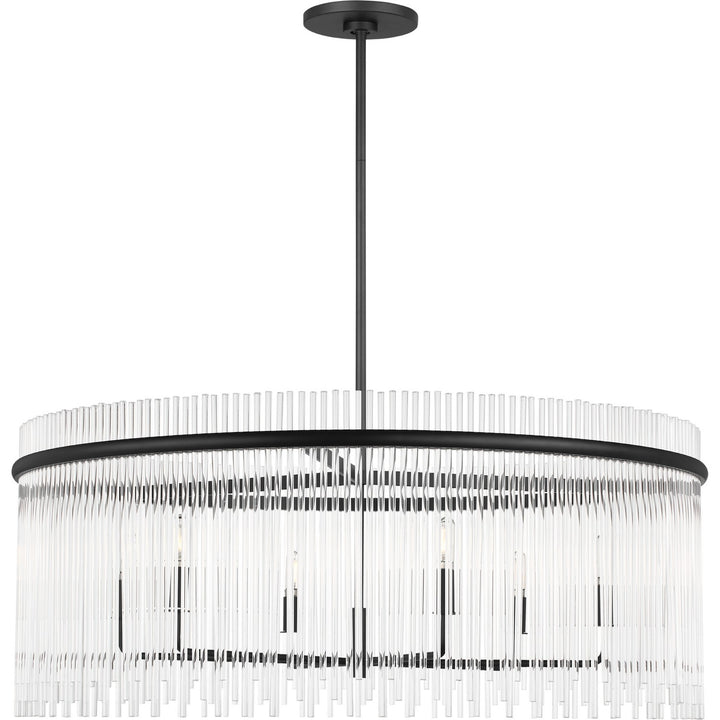 Visual Comfort Studio Canada - SCDJCH143MBKCAR - Six Light Chandelier - Finley - Midnight Black