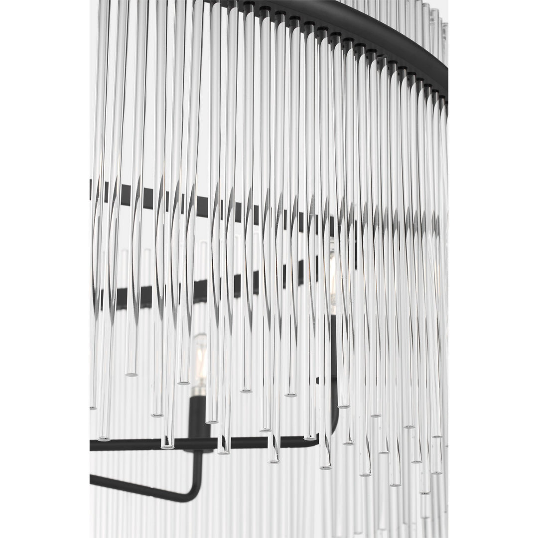 Visual Comfort Studio Canada - SCDJCH143MBKCAR - Six Light Chandelier - Finley - Midnight Black