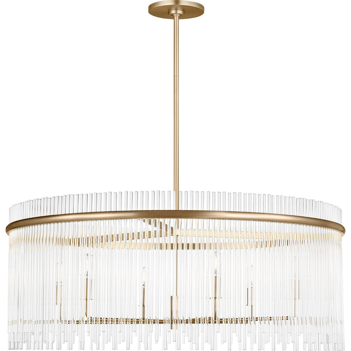 Visual Comfort Studio Canada - SCDJCH143SBCAR - Six Light Chandelier - Finley - Satin Brass