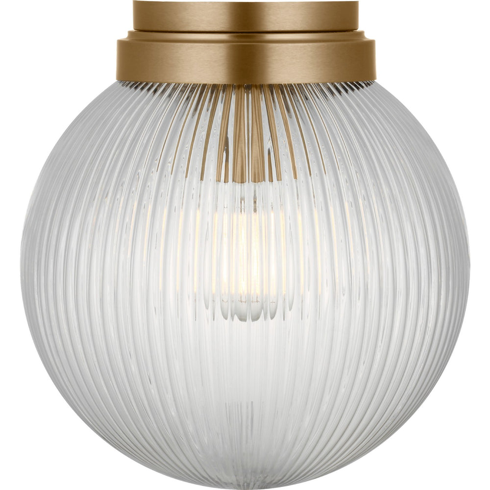 Visual Comfort Studio Canada - SCDJFM125SBRG - One Light Flush Mount - Preston - Satin Brass