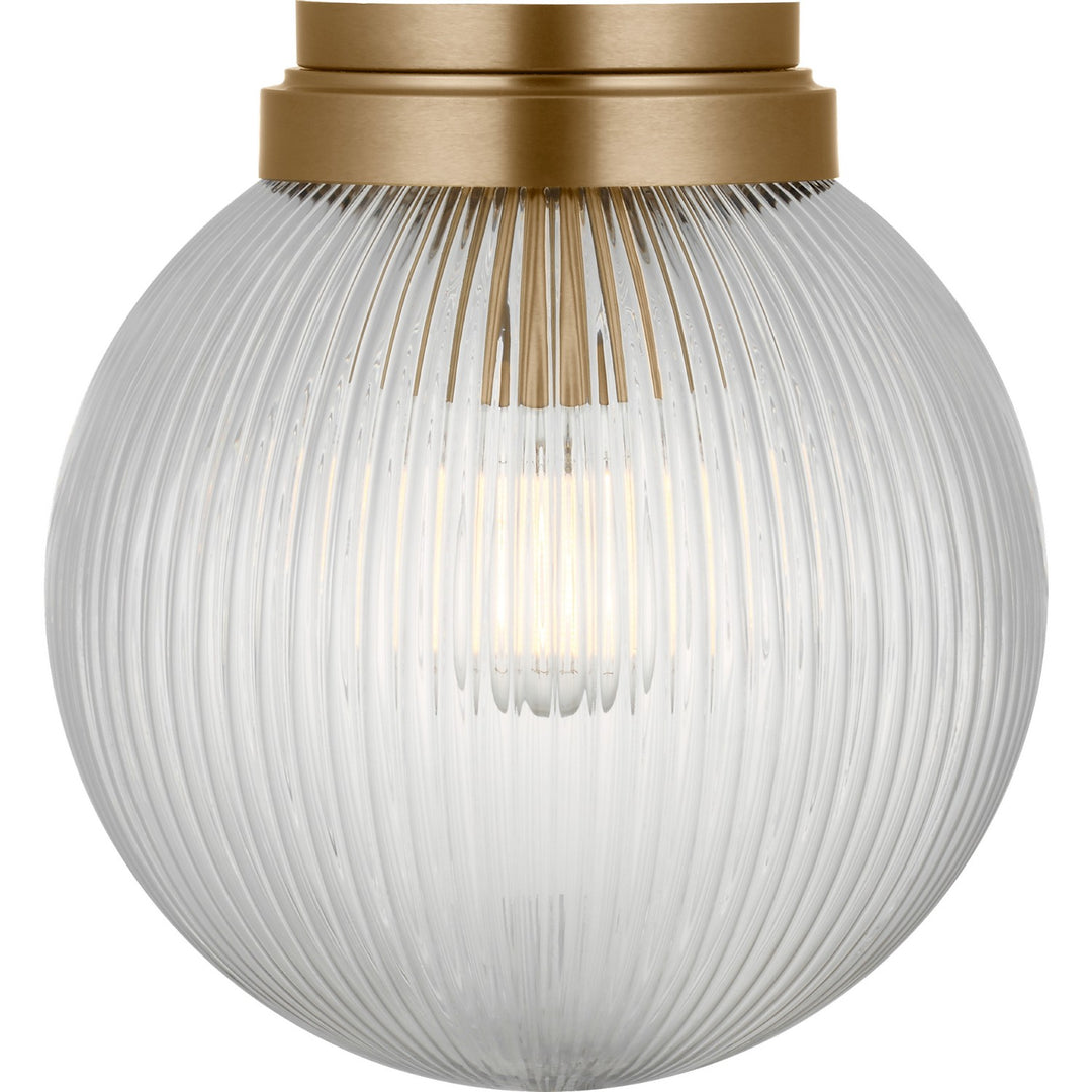 Visual Comfort Studio Canada - SCDJFM125SBRG - One Light Flush Mount - Preston - Satin Brass