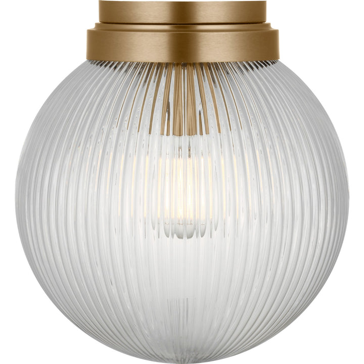 Visual Comfort Studio Canada - SCDJFM125SBRG - One Light Flush Mount - Preston - Satin Brass
