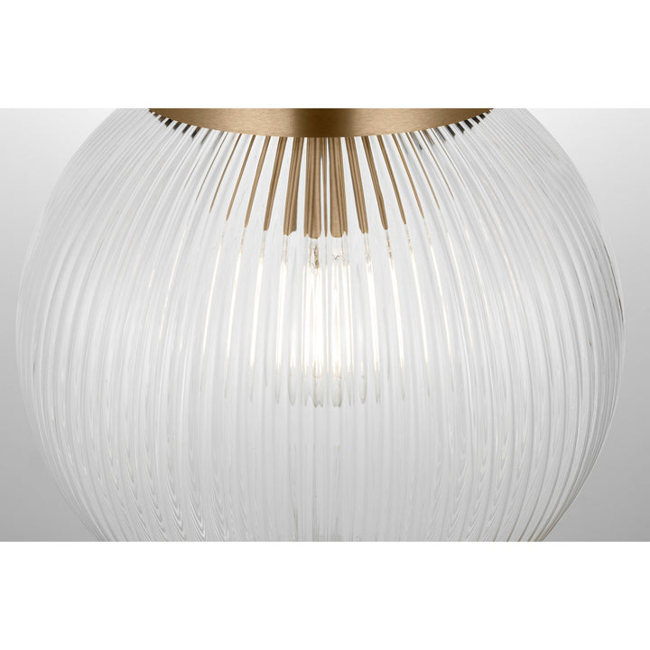 Visual Comfort Studio Canada - SCDJFM125SBRG - One Light Flush Mount - Preston - Satin Brass