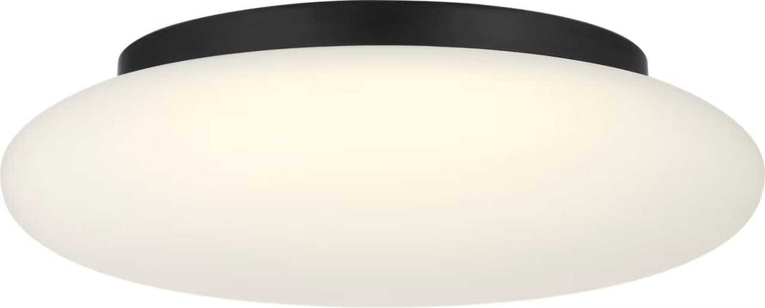 Amir LED Flush Mount in Midnight Black Visual Comfort Studio Canada